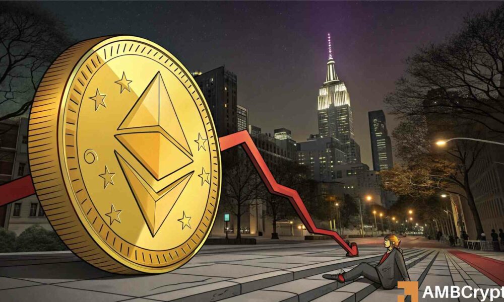 SharpLink’s move puts pressure on Ethereum as it drops below $3K – Details