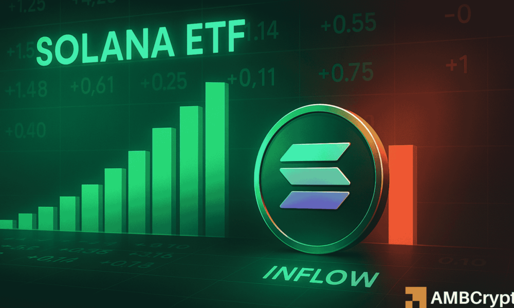 Solana ETF records first-ever outflow, ending its historic 21-day streak of inflows