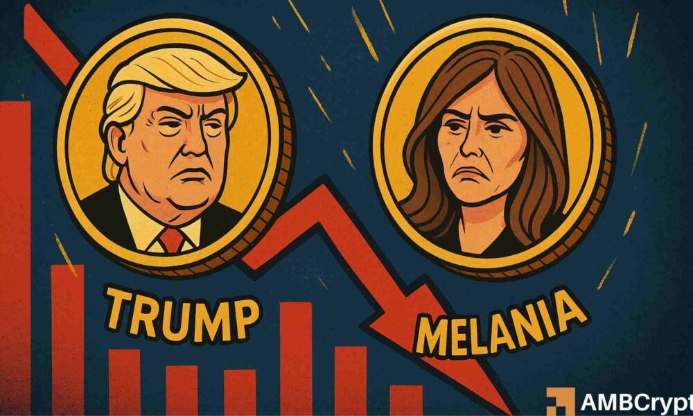 Are TRUMP, MELANIA memecoins heading towards zero?