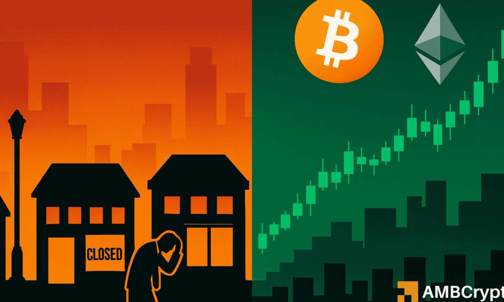 U.S. private payrolls fall as small businesses shed 120K jobs — Crypto market reacts